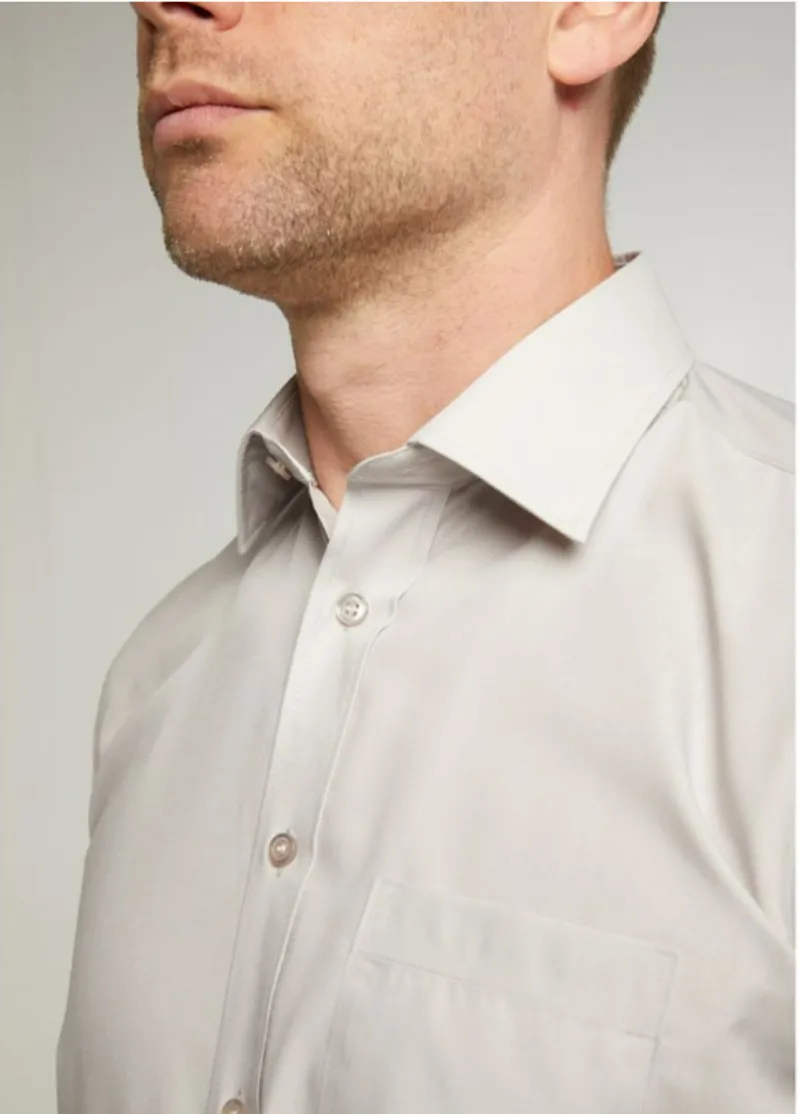  D2 King Size Long Sleeve Shirt Stone SLX4500AF